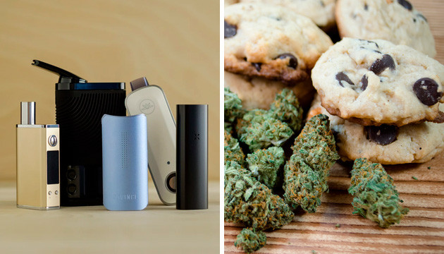 Вапорайзер и печенье с коноплей