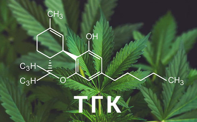 ТГК и человеческий мозг Формула тетрагидроканнабинола