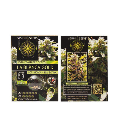 Сорт La Blanca Gold fem (Vision Seeds)