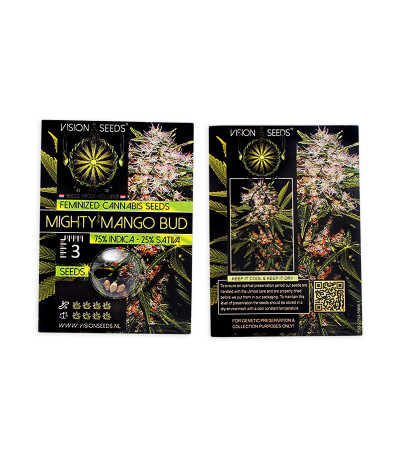 Сорт Mighty Mango Bud fem (Vision Seeds)