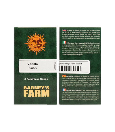 Сорт Vanilla Kush fem (Barney's Farm)